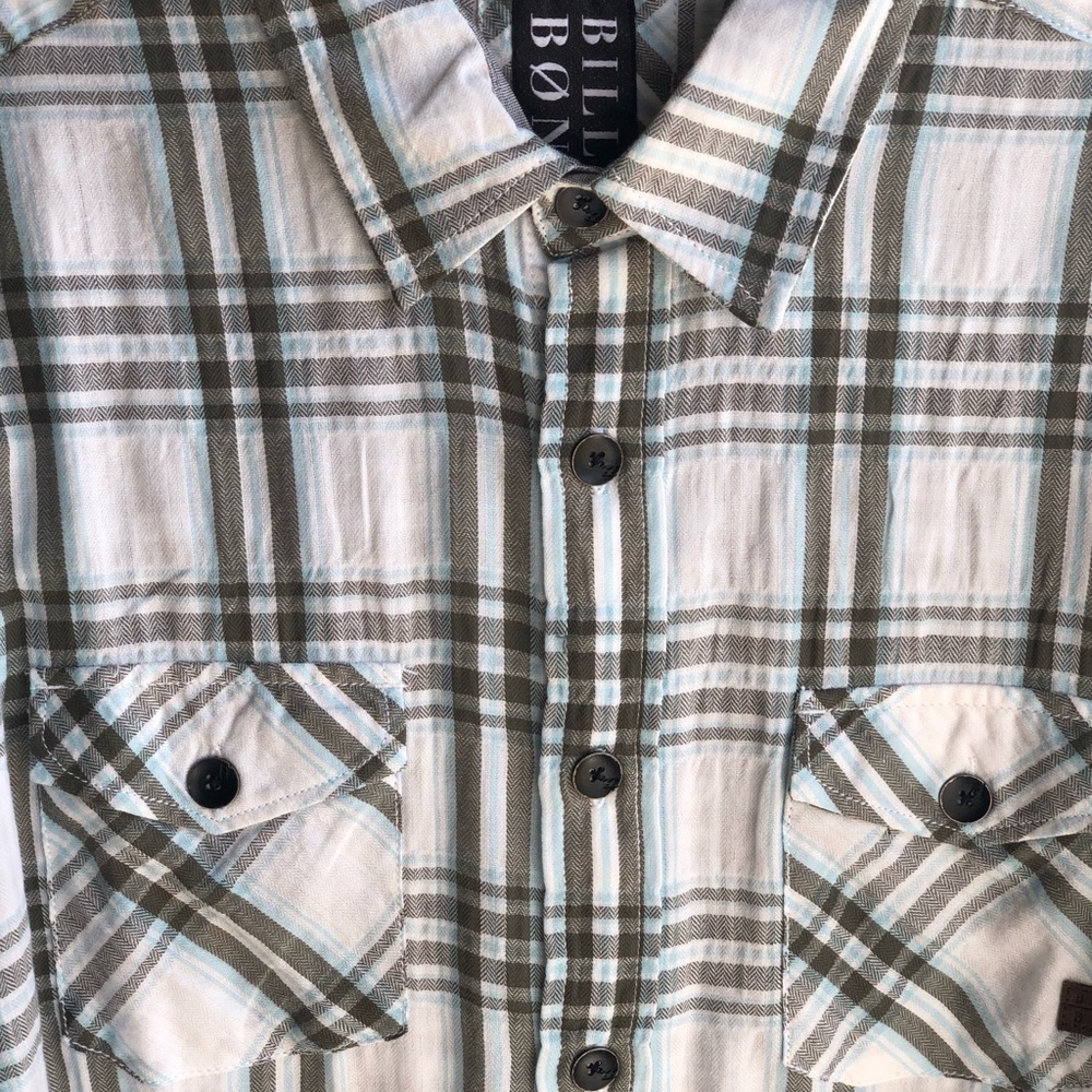 Mens Billabong Long Sleeve Cotton Shirt NWT Size L